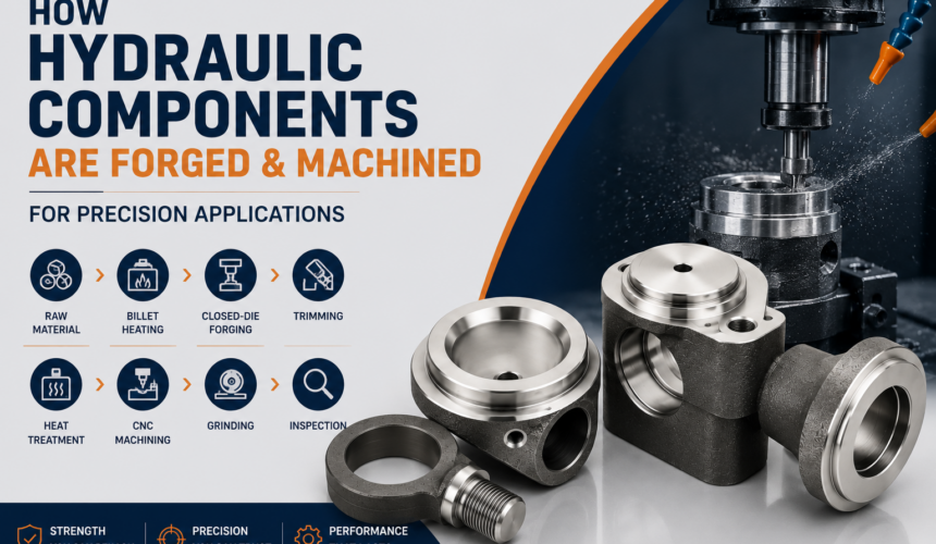 How Hydraulic Components Are Forged and Machined for Precision Applications